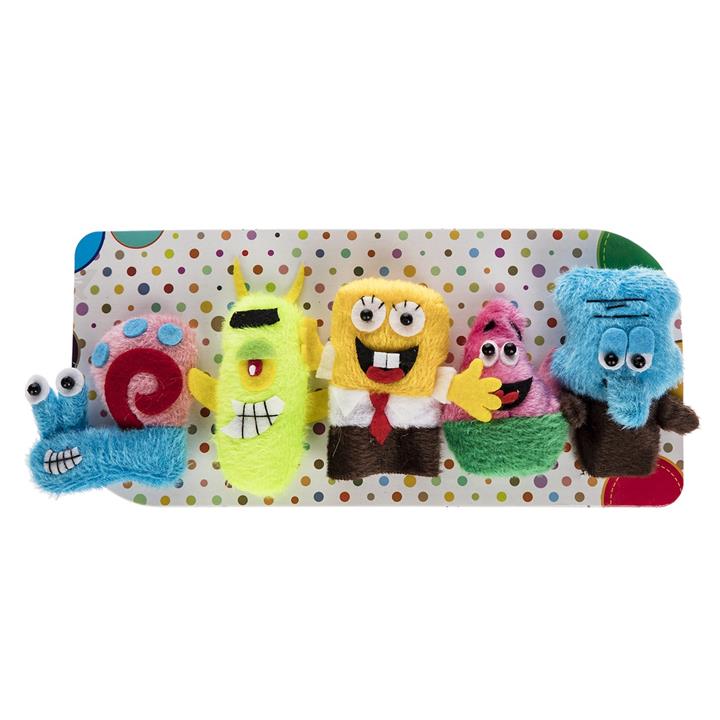 عروسک انگشتی پرشین صبا مدل Sponge Bob And Friends بسته 5 عددی Persinsaba Sponge Bob And Friends Finger Puppets Pack Of 5